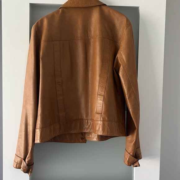 Luisa Cerano soft leather jacket size 38, US8 - Picture 6 of 15